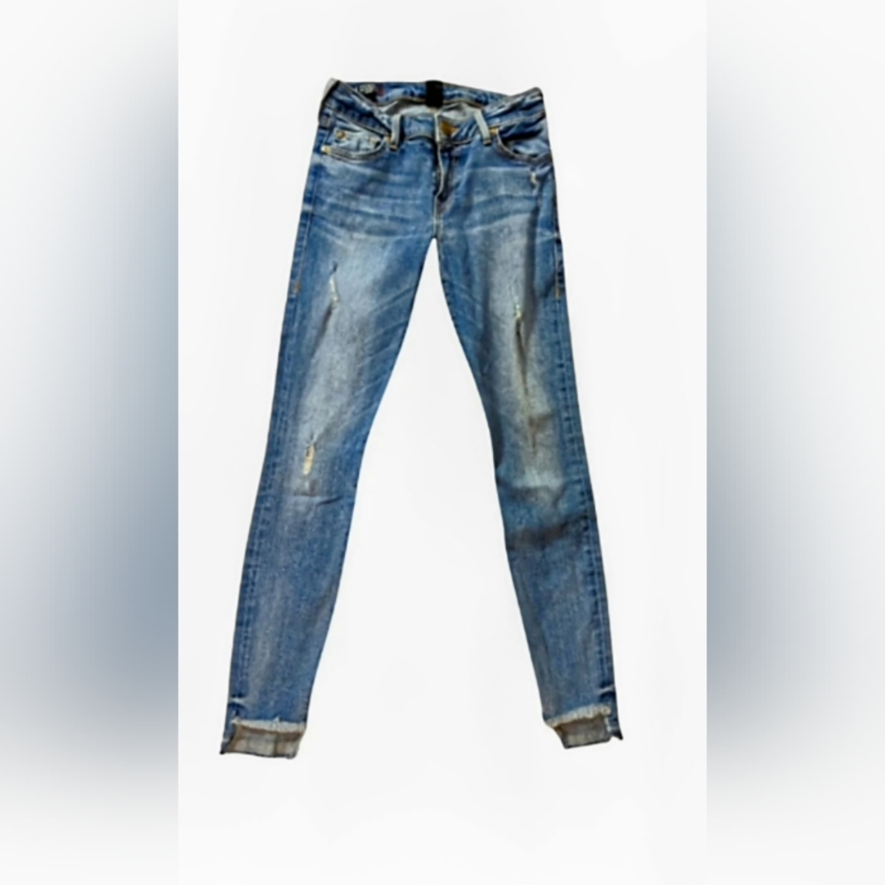 True Religion Distressed Skinny Jeans